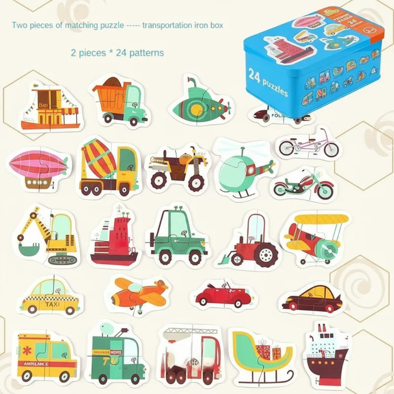 BrainBox – Lære & Lege – 3D træpuslespil