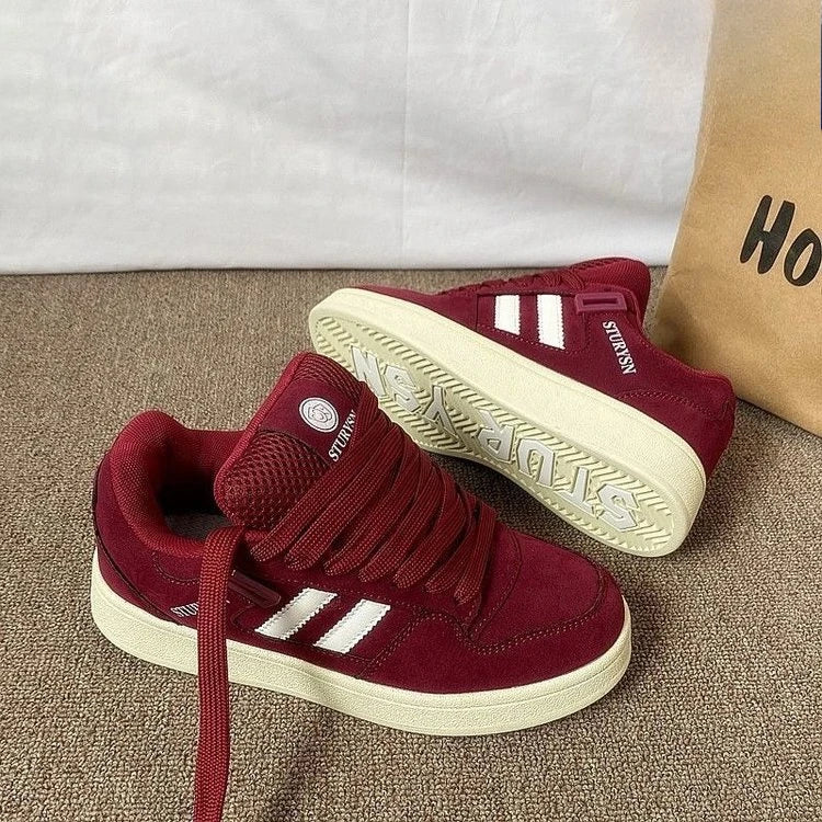 UrbanStep – Trendy og komfortabel – Bordeauxrød sneaker