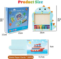 Thumbnail for Bead Puzzle™ – Sjov sortering i labyrint – Magnetiske kugler i træ Puzzle