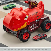 Thumbnail for TurboRex – Eventyrlig og interaktiv – Dinosaurus legetøjsbil