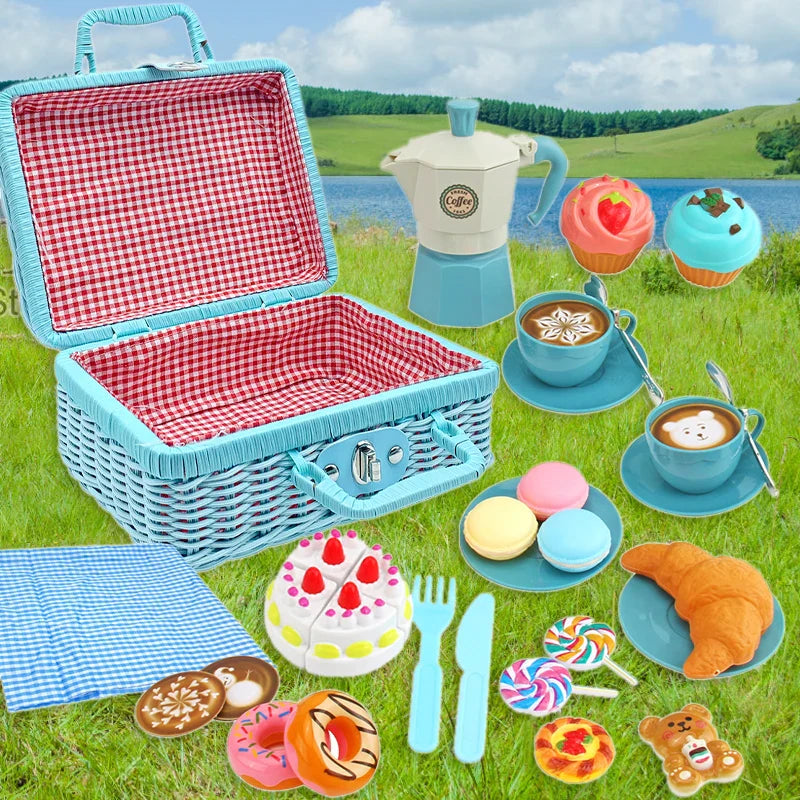 Tea Party Set – Sød og elegant – Picnic-legetøjssæt