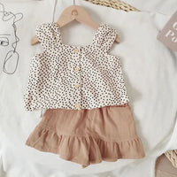 Thumbnail for Mini Fashion™ - Sommersæt i bomuld til piger