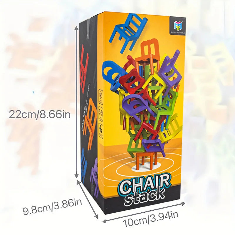 Chair Stack™ - Interaktiv og stimulerende for kreativiteten - spil med stabelstole