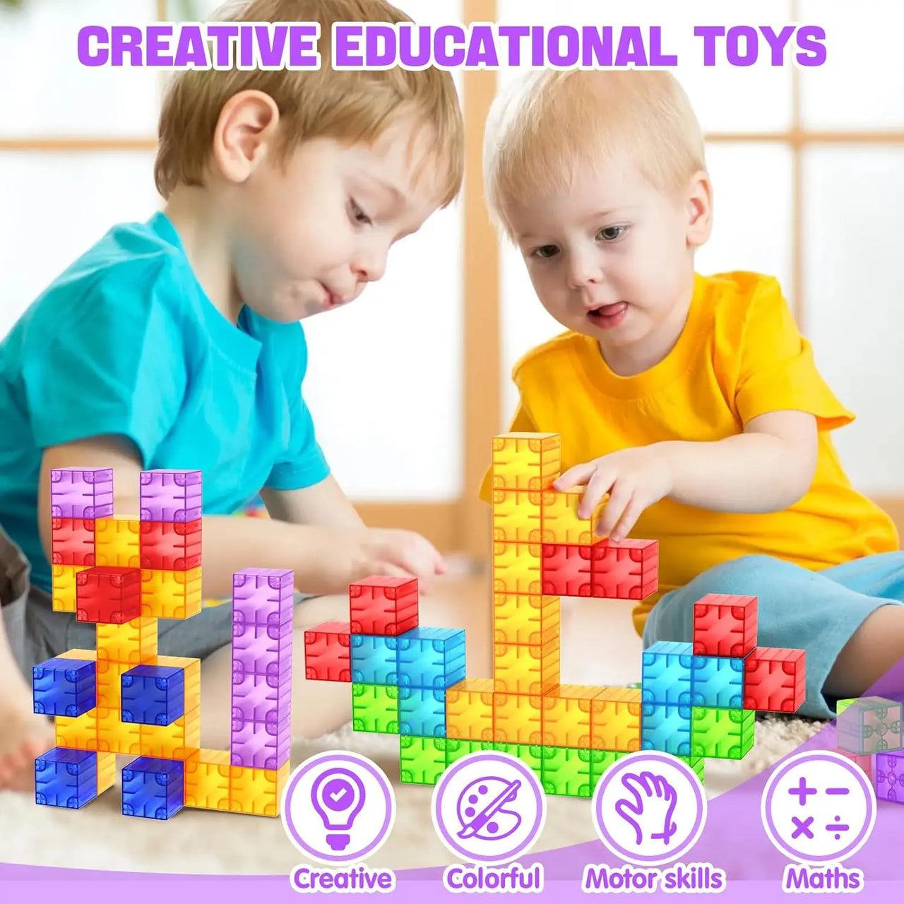Magic Cubes - Fantasi & sjov - Magnetiske byggeklodser