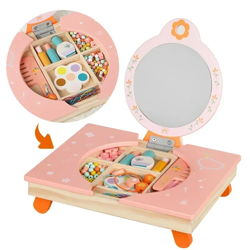 MiniDresser – Lærings- og rollespil – Frisørbord til børn
