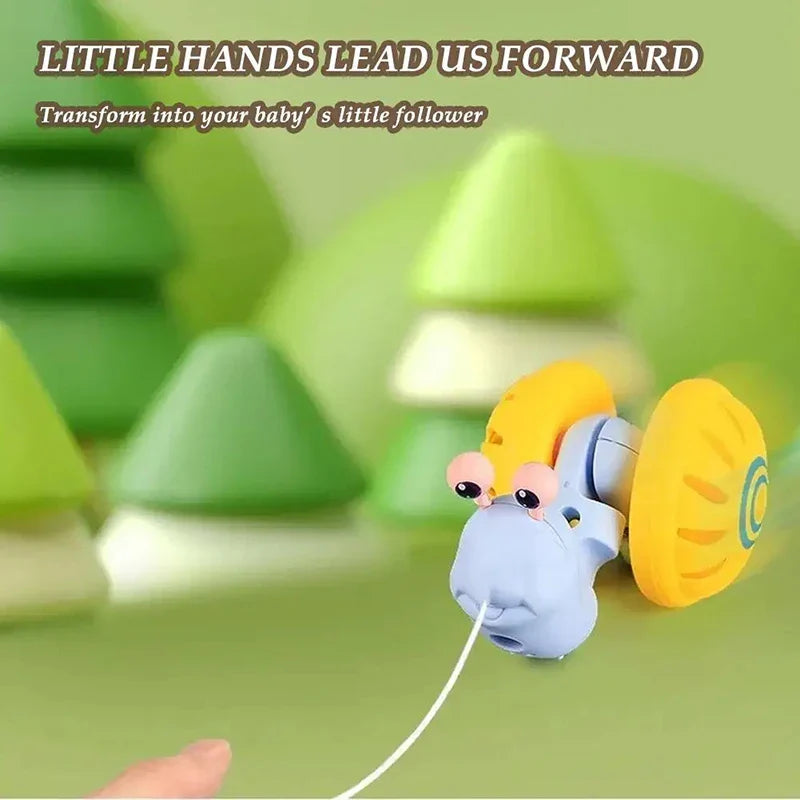 Snail Toy™ - Snegl på farten - Legetøj med gå-snor