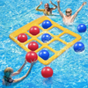 Pool Tic Tac Toe – Farverigt og sjovt - legesæt til pool fire på stribe