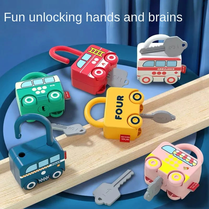 Puzzle Locks™ – Leg og lær – Montessori-låsespil