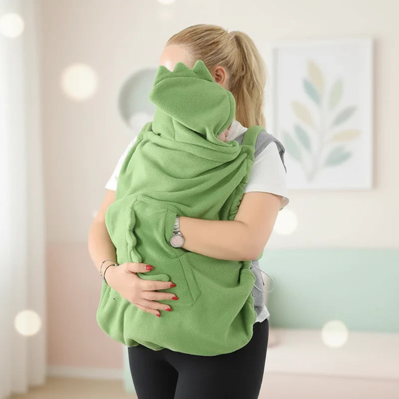 Dinosaur Baby Carrier Cover – Varmt & behageligt – Dino Baby-tæppe
