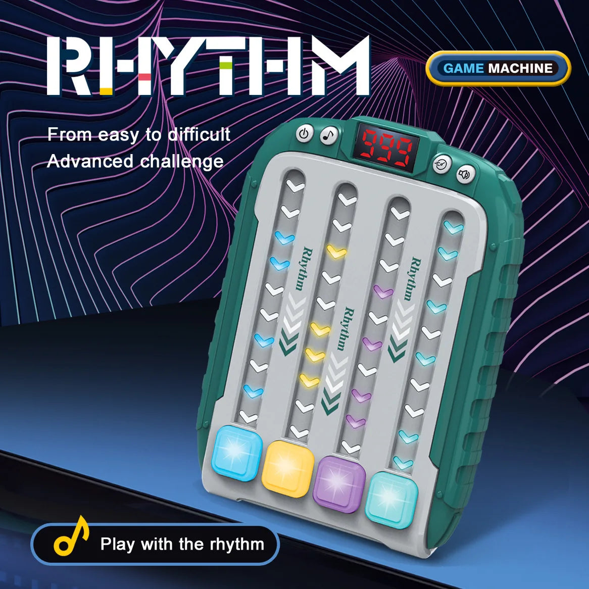 Rhythm™ - Reducerer stress, forbedrer reaktionsevnen - Hastighedsspil