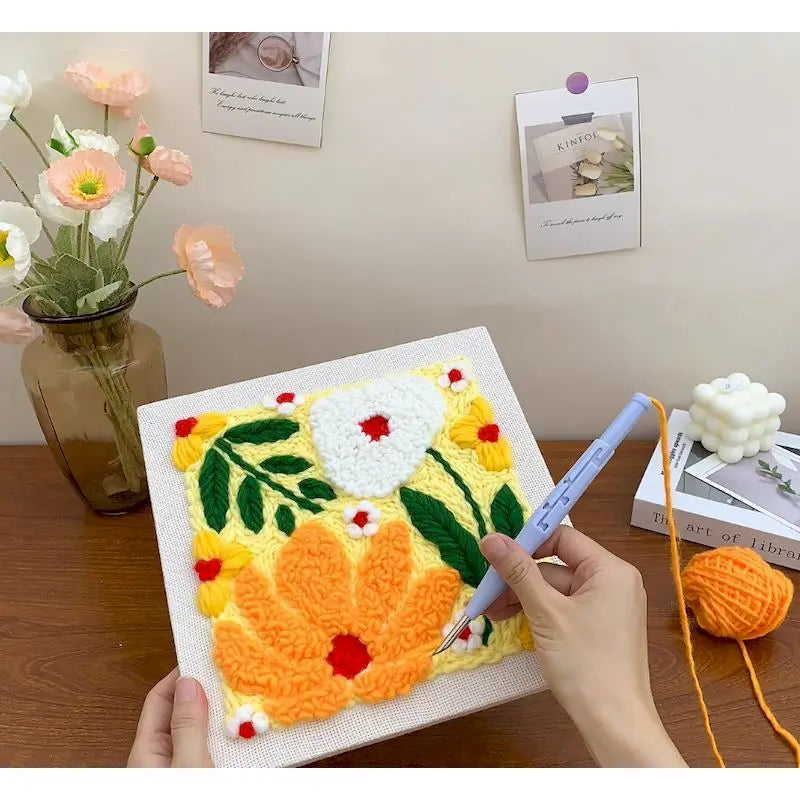 ThreadArt – Håndlavet & Farverigt – Dyrebroderisæt