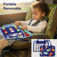 Thumbnail for 7-in-1 Busy Board – Motorik & læring – Aktivitetstavle