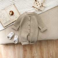 Thumbnail for CozyCotton – Komfortabel og stilfuld - Strikket Romper