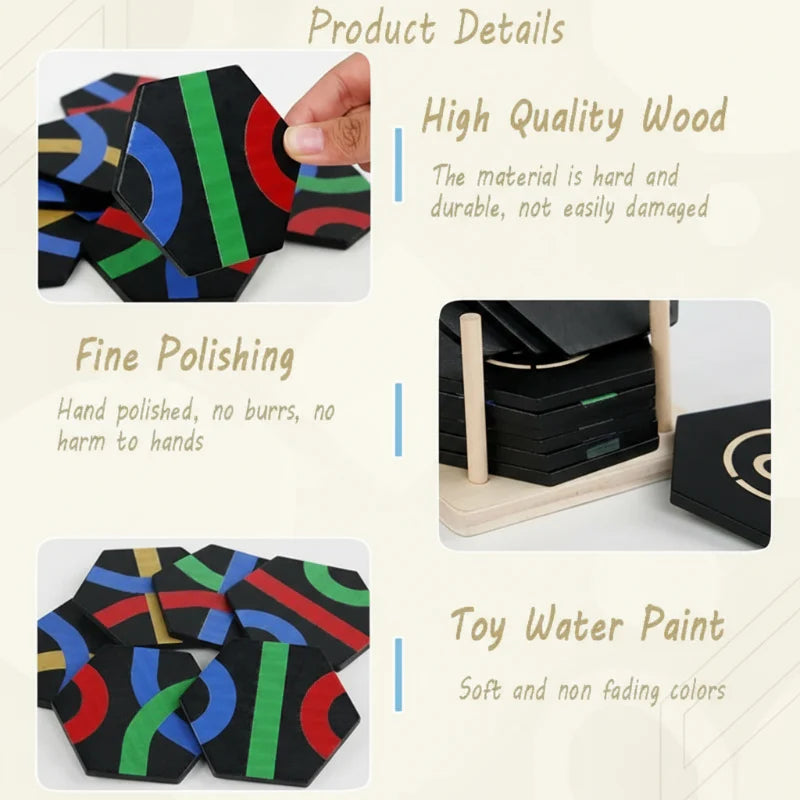 LogicStack – Smart & lærerigt – Form- og nummersorteringsspil