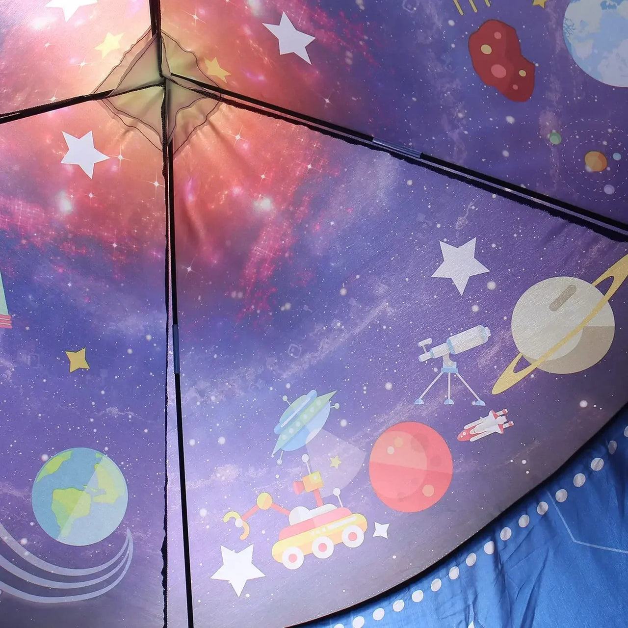 Rocket Ship Tent™ – Pop-up med rumeventyr  – Rumraket-telt til børn