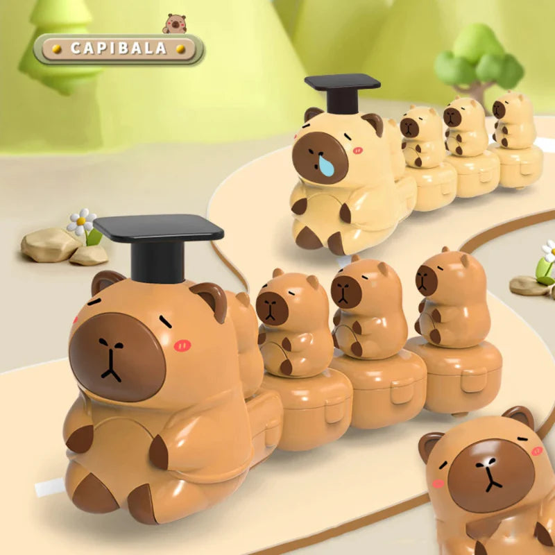 Capybara Train Toy – Legesygt & sødt – Tog med tryk