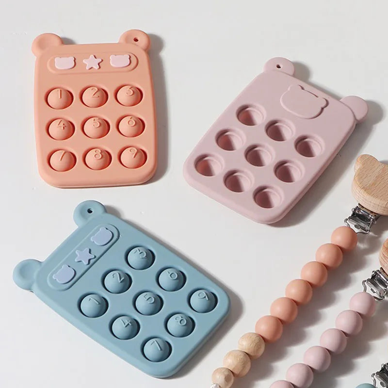 Fidget Toy™ - Bidering og fidget-legetøj i 1 - Fidget-telefon i silikone