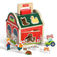 Thumbnail for Farm Sort™ – Sjovt at farve og forme - sorteringsspil med bondegård i træ