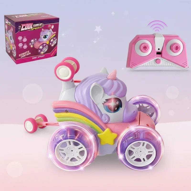 GlowRide – Farverig og aktiv – Unicorn RC-bil