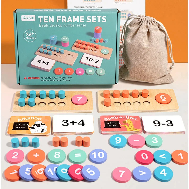 Woods™ - Gør matematik enkelt - matematisk legesæt til børn