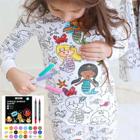 Thumbnail for DIY Pajama Set™ – Farve og drøm – Colours Pyjamas-sæt til børn