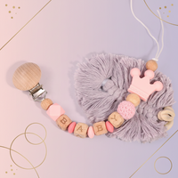 Thumbnail for Personalized Pacifier Chain – Sikker & stilfuld – Personlig sutterkæde