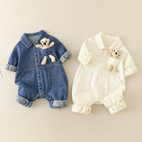Thumbnail for Mini Fashion™ - Komfortabel & Stilfuld - Denim Jumpsuit