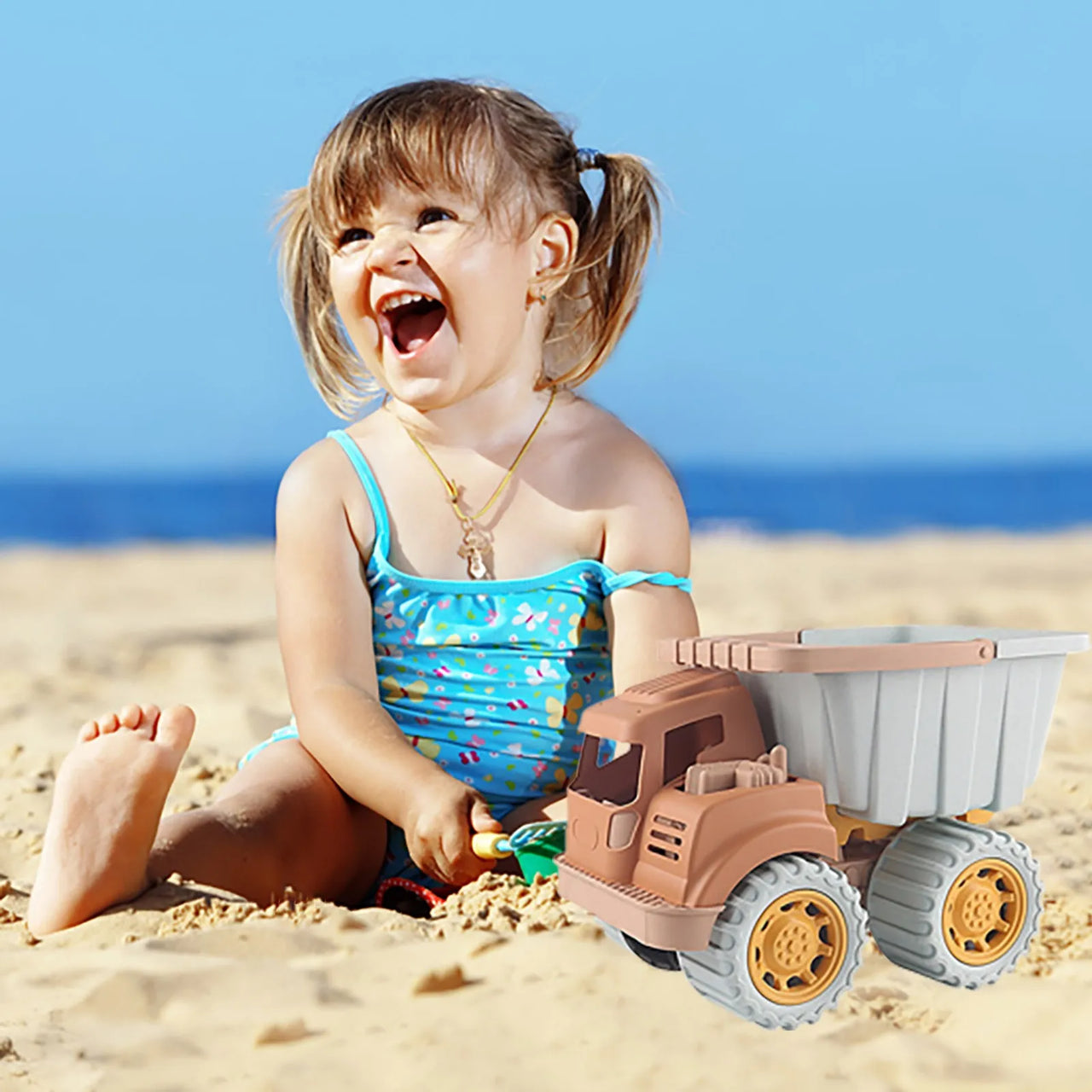 Sand Truck Set™ – Gravesjov udendørs – Sandkasse-lastbiler