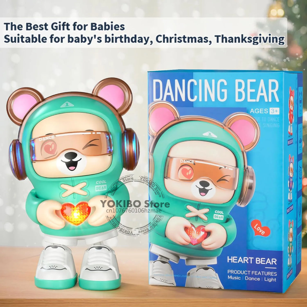 Dancing Bear Robot™ - Udvikler motoriske færdigheder - Dansende Robothund