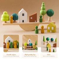 Thumbnail for Wooden Forest Blocks – Kreativitet & Udvikling – Sæt med træklodser til at stable