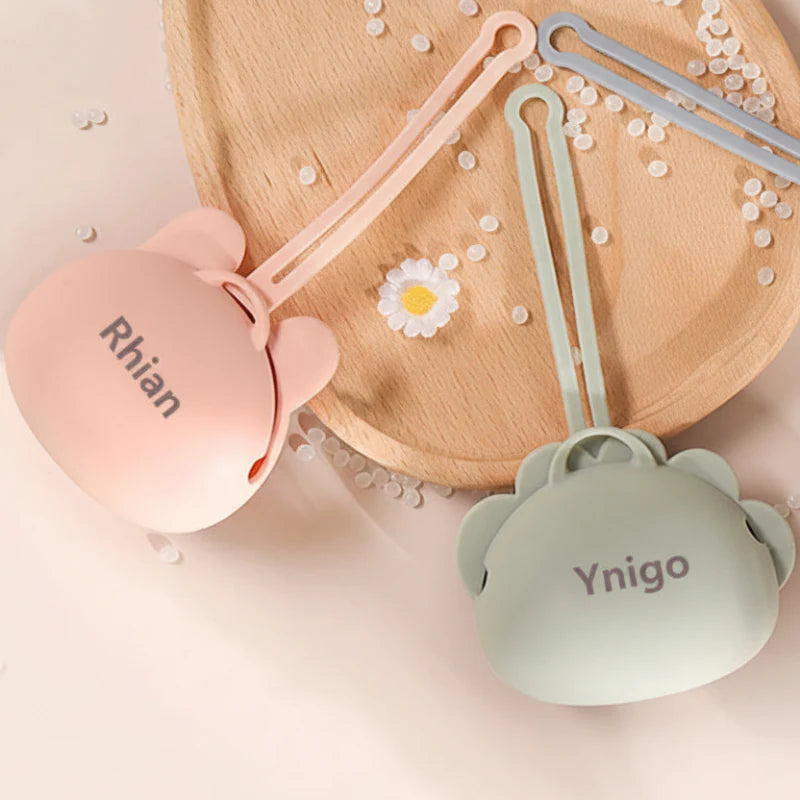 Personalized Pacifier Case – Graveret & praktisk – Personlig sutterholder