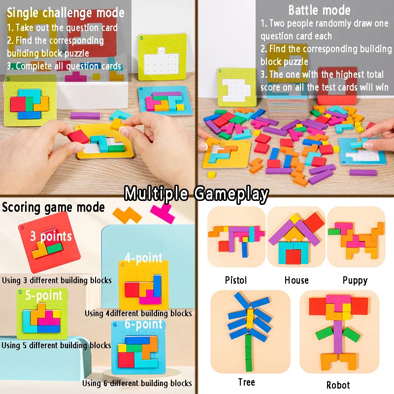 Tangram Puzzle™ - Hjernebryder - Tænkepuslespil
