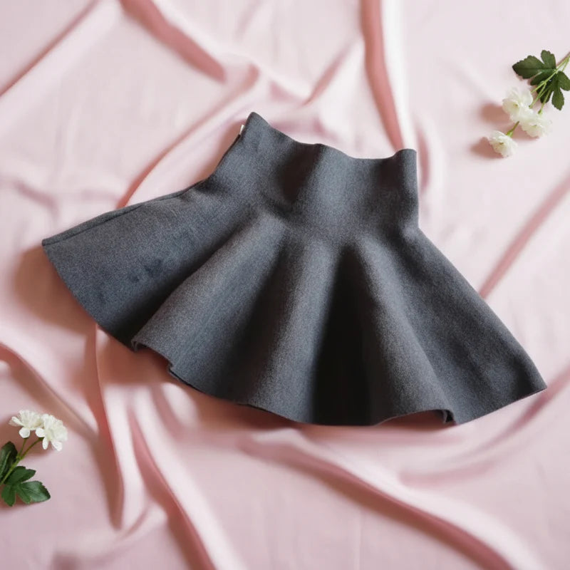 Girls Knitted Skirt – Komfort & stil – Børneskørt