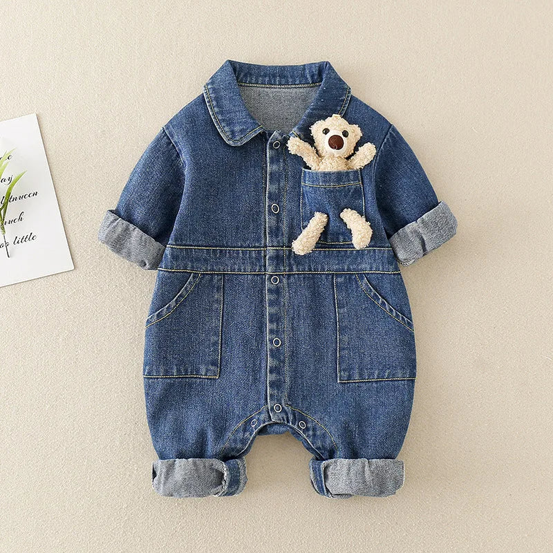 Mini Fashion™ - Komfortabel & Stilfuld - Denim Jumpsuit