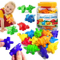 Thumbnail for Matching Dino's – Sjovt og lærerigt - Dino-spil med alfabet og tal