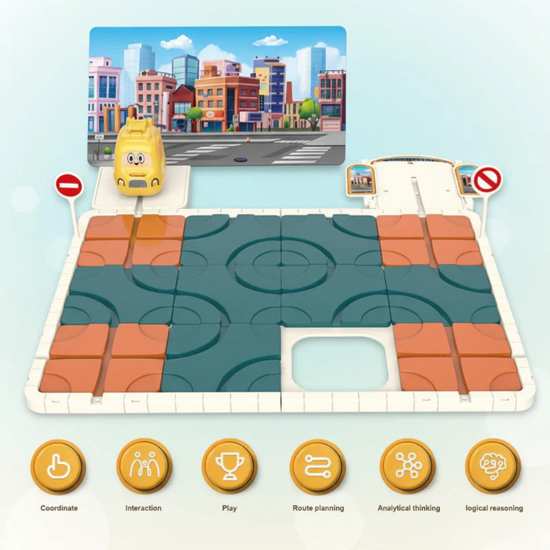ThinkFun – Logisk tænkning og koncentration – Togpuslespil