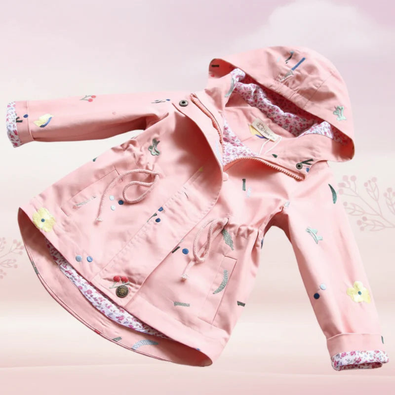 Girls Windbreaker Jacket – Let og stilfuld – børnejakke