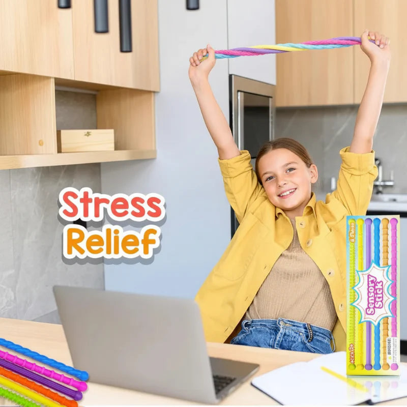 Fidget Sensory Sticks – Beroligende & afslappende – Sansestimulerende legetøj