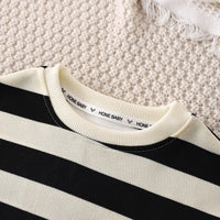 Thumbnail for Mini Fashion™ - Stripes Fun - Shorts sæt i bomuld