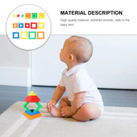 Thumbnail for Pyramid Stacking Blocks – Motorik & kreativitet – Stabelklodser-sæt