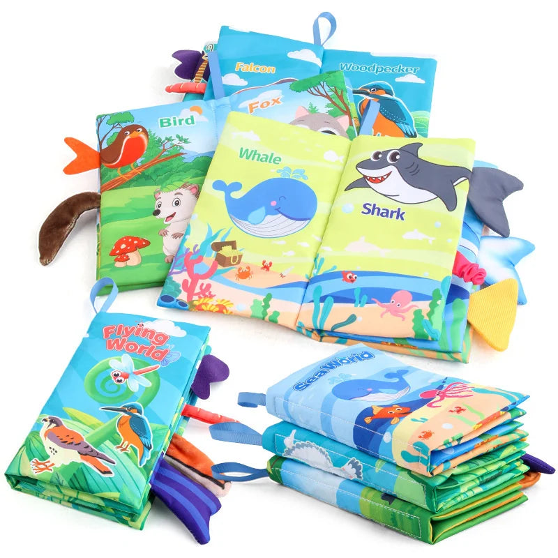 Soft Tail Book™ – Sjov med bløde haler – Bog med sanselige dyr til babyer