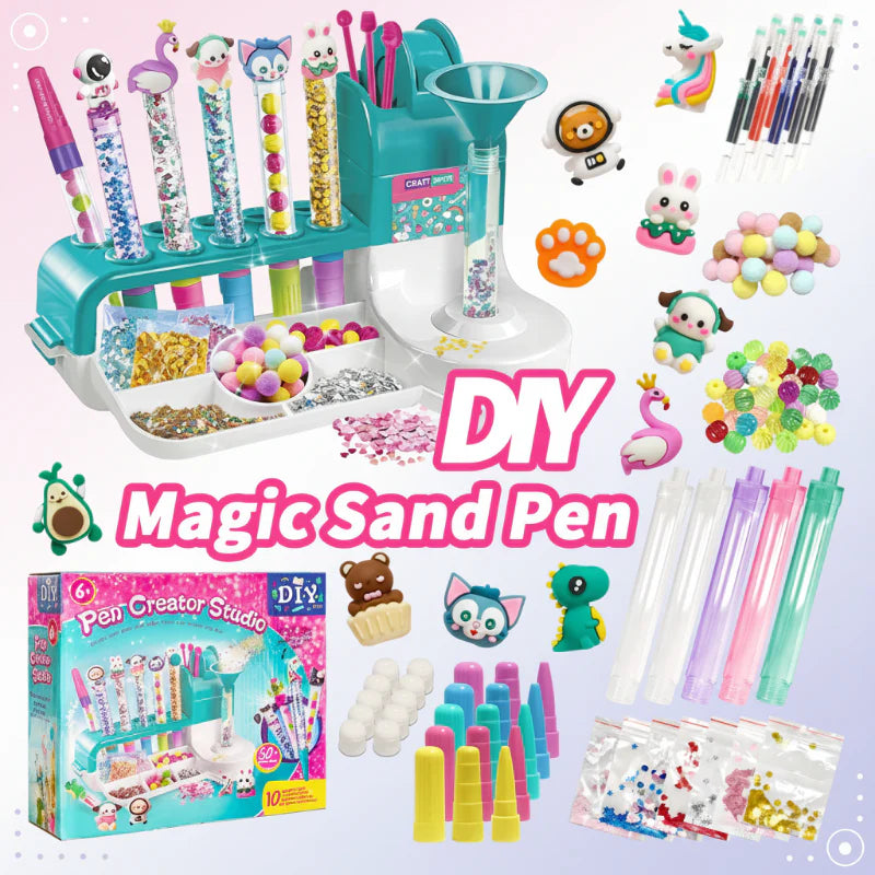 DIY Sand Art Pen – Kreativt & lærerigt – Pen Creator legesæt