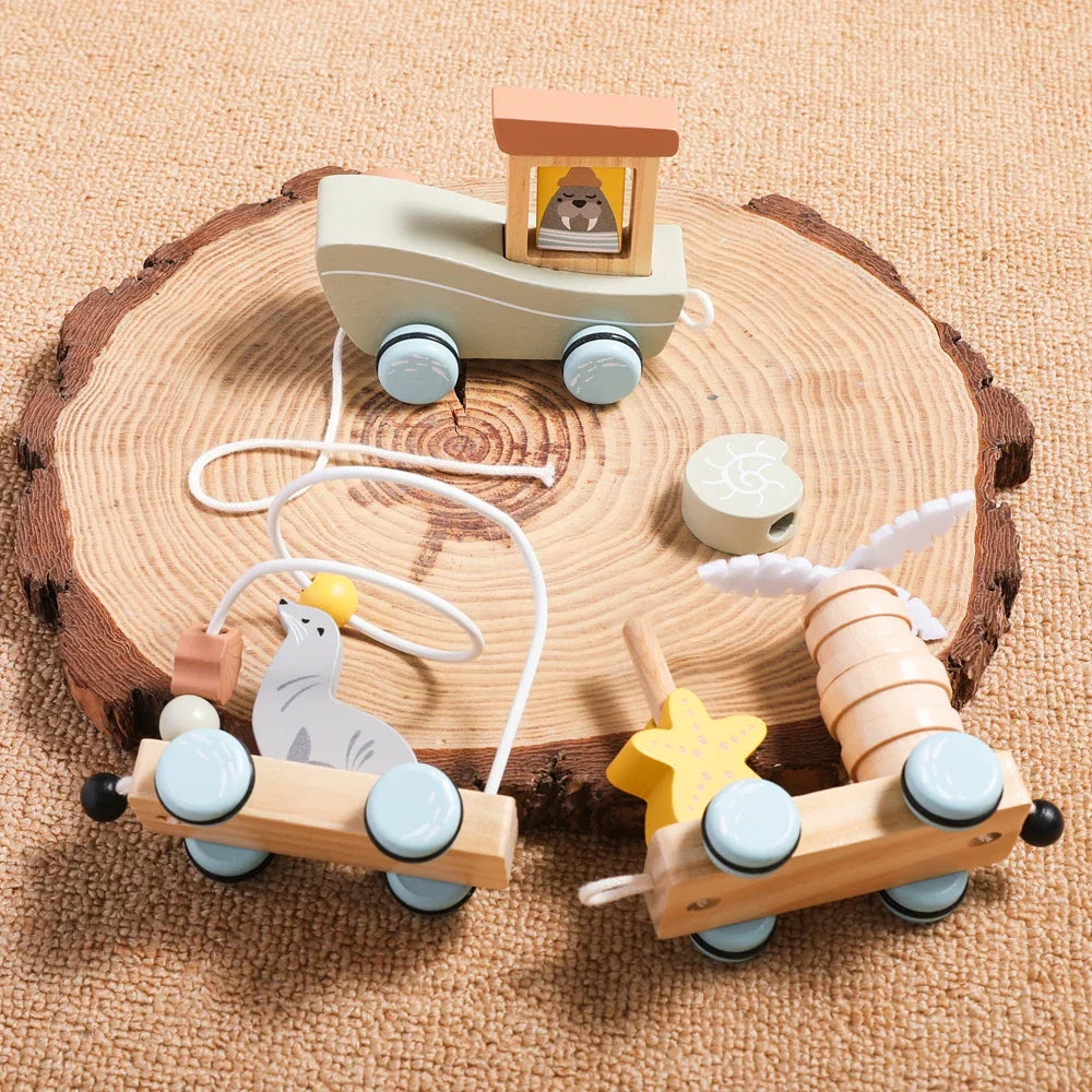 HappyTrain – Montessori & Fun – Træstogssæt