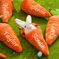 Thumbnail for Personalized Bunny – Den ultimative påskegave – Plyskanin med gulerod og navn
