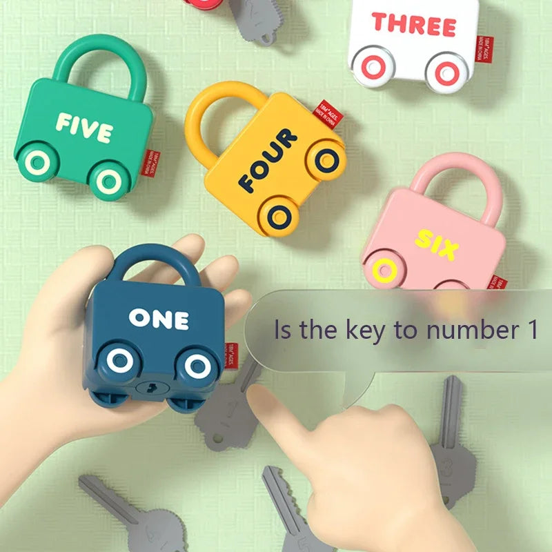 Puzzle Locks™ – Leg og lær – Montessori-låsespil