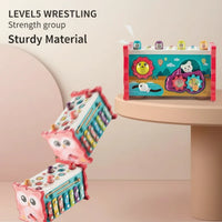 Thumbnail for Montessori Hammering Toy – Motorik & læring – 8-i-1 legesæt