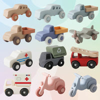 Thumbnail for Montessori Silicone Toy Car – Sikker & bidvenlig – Bidelegetøj i form af et køretøj i silikone
