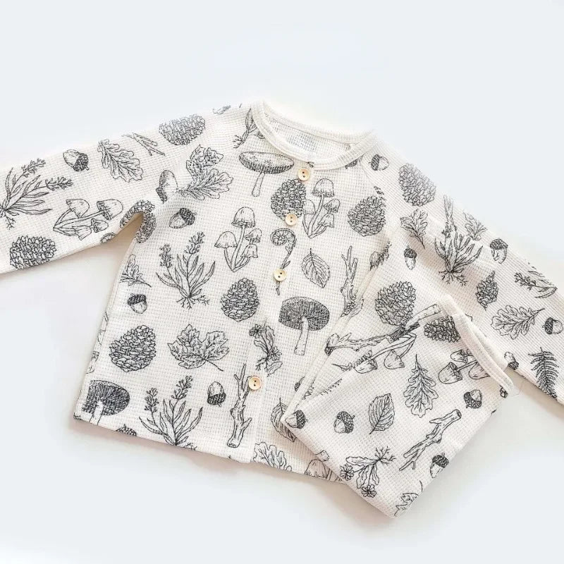 Mini Fashion™ - Luftig bomuld - Pyjamas til børn