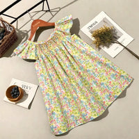 Thumbnail for Floral Dress – Let og luftig – Pige-kjole med flagrende ærmer