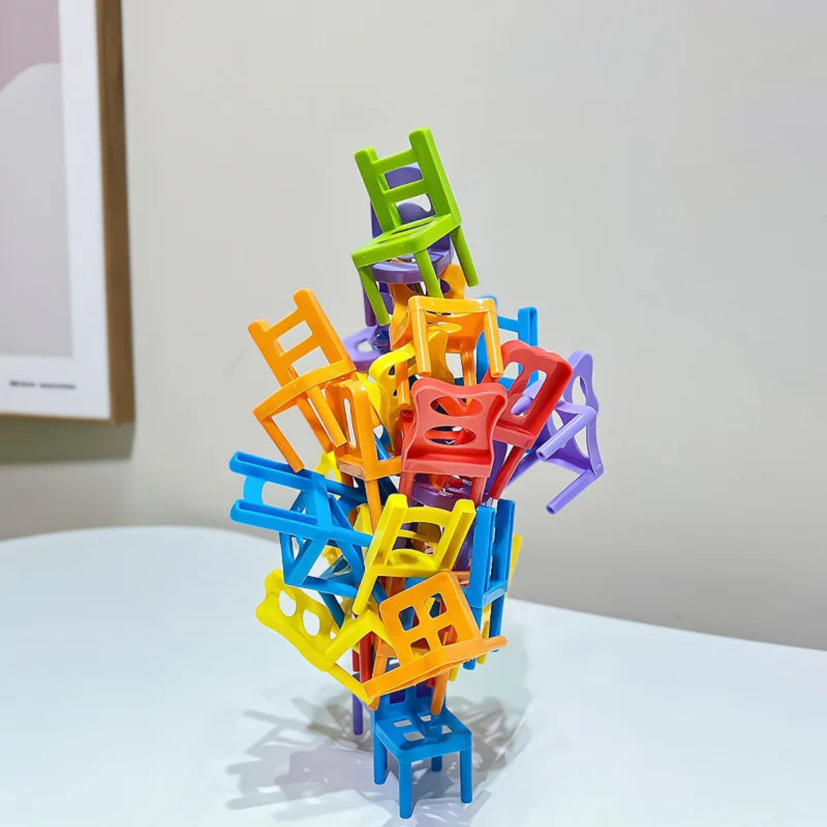 Chair Stack™ - Interaktiv og stimulerende for kreativiteten - spil med stabelstole